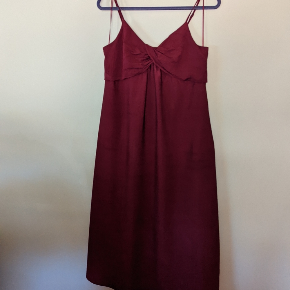 Banana Republic Burgundy Maxi Dress